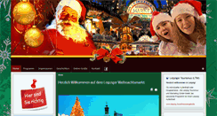 Desktop Screenshot of leipzigerweihnachtsmarkt.de