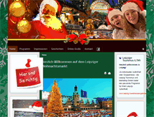 Tablet Screenshot of leipzigerweihnachtsmarkt.de